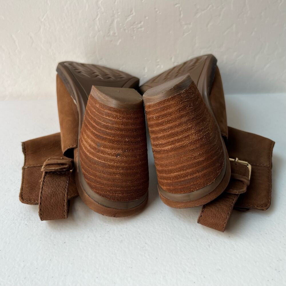 Cole Haan Pippa Slingback Booties Women's Size 8 Brown Leather Boho Quiet Luxury - Picture 11 of 14